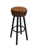 Nieuwe Café-Kroeg Barkruk - Vintage cognac, 5 krukken of meer, 60 tot 90 cm, Nieuw, Ophalen of Verzenden