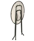 Statafel metaal met een 85 cm rond tafelblad - inklapbaar, 50 tot 100 cm, Rond, Nieuw, Tafelblad
