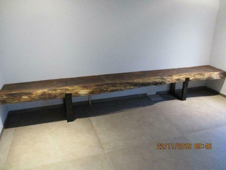 wand meubel massief  10 cm dik tot 4 meter mogelijk, Huis en Inrichting, Tafels | Eettafels, Nieuw, Minder dan 50 cm, 200 cm of meer