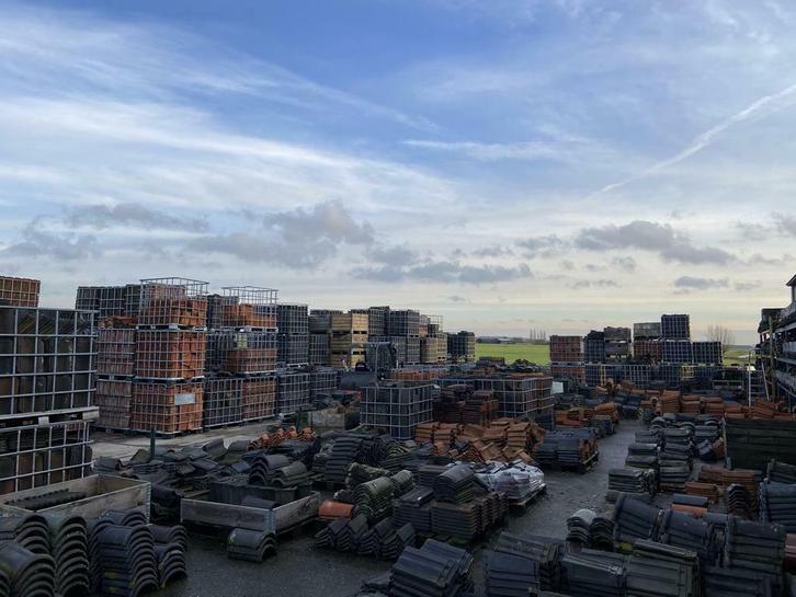 Rbb Neroma / RBB / Teeuwen betondakpannen / chaperon, Doe-het-zelf en Verbouw, Dakpannen en Dakbedekking, Dakpannen, Grijs, Ophalen