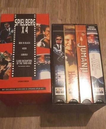 Vintage Spielberg videobox: MIB, Hook, Jumanji, Close Encoun beschikbaar voor biedingen