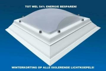 Lichtkoepel | isolerend dakraam besparen tot 54% energie