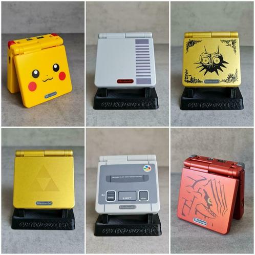 Custom Nintendo Gameboy Advance SP IPS v2 nes, snes & zelda, Spelcomputers en Games, Spelcomputers | Nintendo Game Boy, Zo goed als nieuw
