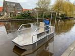 Ponton, pont, pontonboot, aluminium, stalen vlet, werkvlot, Watersport en Boten, Nieuw, Minder dan 10 meter, Vlet, Ophalen