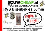 BIJENBEKJES DE ORIGINELE BIJ BOUWCHEAP, Ophalen of Verzenden, Nieuw, Overige typen, Rvs