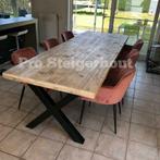 Steigerhout Eettafel Tafel Vergadertafel Eetkamertafel Buro, Huis en Inrichting, Nieuw, Rechthoekig, Ophalen of Verzenden, Teakhout