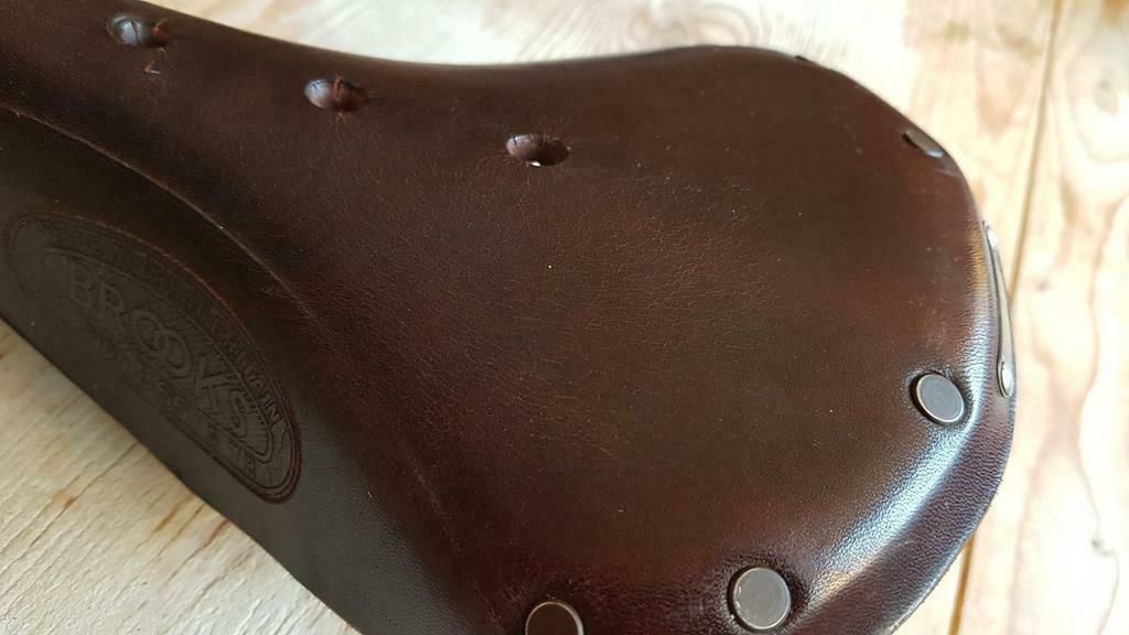 ≥ Brooks b66 zgan bruin lederen heren fietszadel — Fietsaccessoires |  Overige Fietsaccessoires — Marktplaats