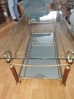 Salon tafels met 24 karaats bladgoud nieuwprijs was 1800.00, Ophalen of Verzenden, Zo goed als nieuw