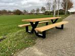 Boomstam tuintafel, Ophalen of Verzenden, Nieuw, Rechthoekig, Hout