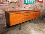 GROTE KORTING OP WEBSITE TEAK 60 RETRO DRESSOIR BUREAU, Huis en Inrichting, Kasten | Dressoirs, Met deur(en), 200 cm of meer, Teakhout