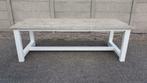 witte tafel 100 x 200, Ophalen of Verzenden, Nieuw, Rechthoekig, Teakhout