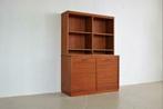 vintage archiefkast | tambour | kast | jaren 60 | Deens (2), Gebruikt, Vintage, Ophalen of Verzenden, Metaal