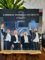 Lp : carreras, domingo, pavarotti - in concert ,mehta,