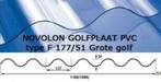 PVC golfplaat glashelder nu laagste prijs + 10 jaar garantie