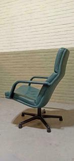 Vintage leren Geoffrey Harcourt swivel fauteuil, Artifort