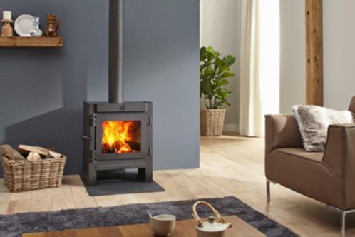 Dik Geurts Jannik Medium Low vrijstaande houtkachel, Huis en Inrichting, Kachels, Nieuw, Vrijstaand, Hout