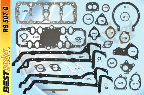 Compleetpakkingset Ford V8 1932-38 (21-stud) RS507G Best Gas, Auto-onderdelen, Motor en Toebehoren, Ford, Nieuw, Ophalen of Verzenden