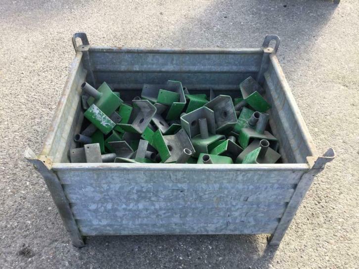 steigermateriaal, stempelkoppen breed, stempelkop, stempels, Doe-het-zelf en Verbouw, Steigers, Zo goed als nieuw, Ophalen