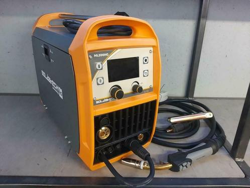 Soldatech mig 200a LCD NIEUW 5J GARANTIE!, Doe-het-zelf en Verbouw, Gereedschap | Lasapparaten, Inverter, Ophalen of Verzenden