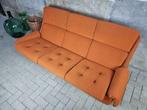 Jaren 70 Oranje Retro Bank | Vintage Design Sofa 3Zits II