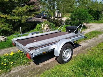 Motoraanhanger motortrailer te huur beschikbaar voor biedingen
