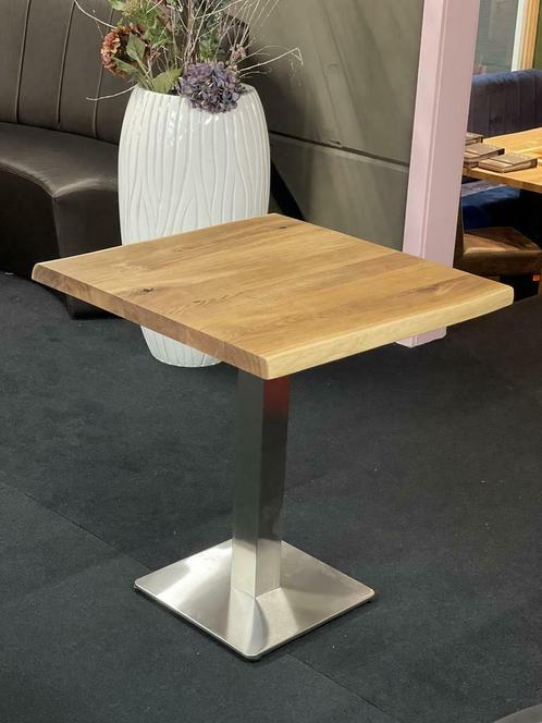 Massief houten horeca bistro restaurant tafels, eiken, Huis en Inrichting, Tafels | Eettafels, Nieuw, Ovaal, Ophalen