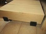 eiken salontafel 77 x 76 x 31 cm hoog met ijzer show model, 50 tot 100 cm, Eikenhout, Nieuw, Minder dan 50 cm