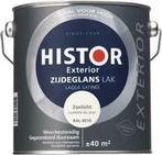 Histor Exterior Zijdeglans Lak 2,5 liter Ral 9010, Lak, Ophalen of Verzenden