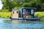 huisboot boatlodge Belgie Limburg Maasplassen tiny camplodge
