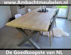 Eikenhouten Boomstam tafel Eikentafel KIES JE TAFELBLAD  UIT, Ophalen, Nieuw, Eikenhout