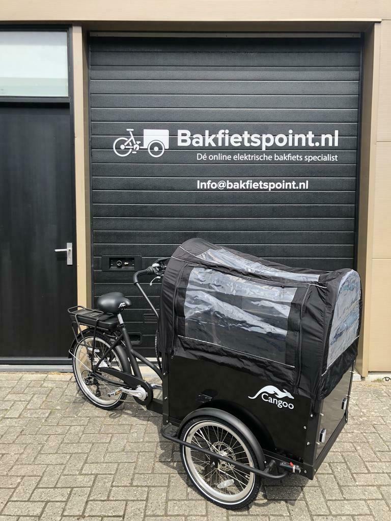 ≥ Elektrische bakfiets Popal Cangoo Groovy-E zwart — Fietsen | Bakfietsen —  Marktplaats