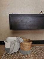 Zwart eiken badkamermeubel  | voorzien van lade, Ophalen, 100 tot 150 cm, Nieuw, Minder dan 100 cm