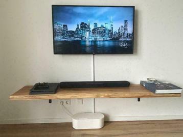 Eiken Boomstam tv meubel plank BESTA STUVA IKEA blad - afbeelding 17