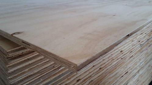Underlayment multiplex 18mm 244x122cm met veer en groef, Doe-het-zelf en Verbouw, Platen en Panelen, Nieuw, Multiplex, Minder dan 20 mm