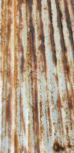 Vintage Metalen Golfplaten  zinken golfplaat dakplaten, Gebruikt, Overige kleuren, Ophalen of Verzenden, 15 m² of meer