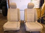 Toyota landcruiser 100 stoelen beige stof, Gebruikt, Ophalen of Verzenden, Toyota