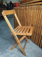 partij vintage houten klapstoelen café terras bistro stoelen