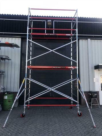 Gebruikte aluminium rolsteiger 1.35x2.45M 6.2M WH ZGAN beschikbaar voor biedingen