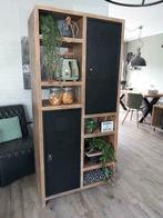 Industriële kast met lockers. Industrieel., Huis en Inrichting, Kasten | Boekenkasten, Ophalen, Met deur(en), Nieuw, 50 tot 100 cm