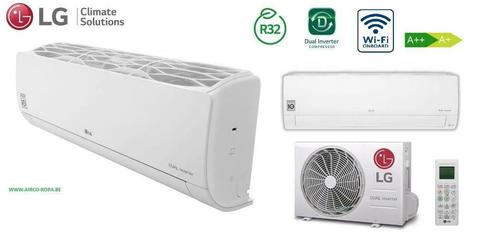 PROMO LG INVERTER WARMTEPOMP  3.5KW - 5KW  WIFI A++, Witgoed en Apparatuur, Airco's, Nieuw, Wandairco, 100 m³ of groter, 3 snelheden of meer