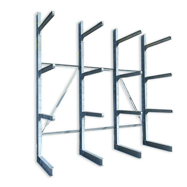 Draagarmstelling enkelzijdig 418 cm hoog / verzinkt / nieuw, Zakelijke goederen, Kantoor en Winkelinrichting | Magazijn, Stelling en Opslag