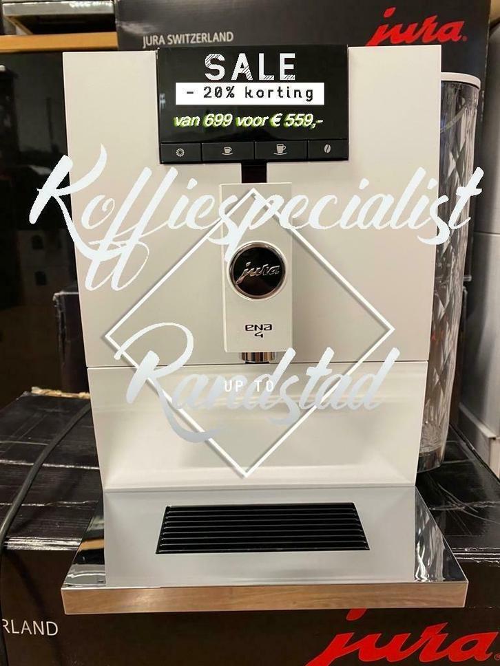 Actie jura Ena 4 Full Nordic White, Witgoed en Apparatuur, Koffiezetapparaten, Nieuw, Gemalen koffie, Koffiebonen, Koffiemachine