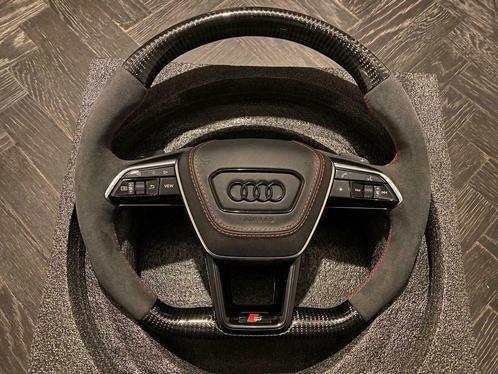 Audi stuur EXCLUSIEF Carbon Alcantara RS6 RS7 S6 S7 A6 A7, Auto-onderdelen, Besturing, Audi, Ophalen of Verzenden