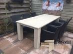 Steigerhouten eettafel Steigerhout tuinset gratis levering, Eettafel, Steigerhout, Nieuw, Ophalen of Verzenden