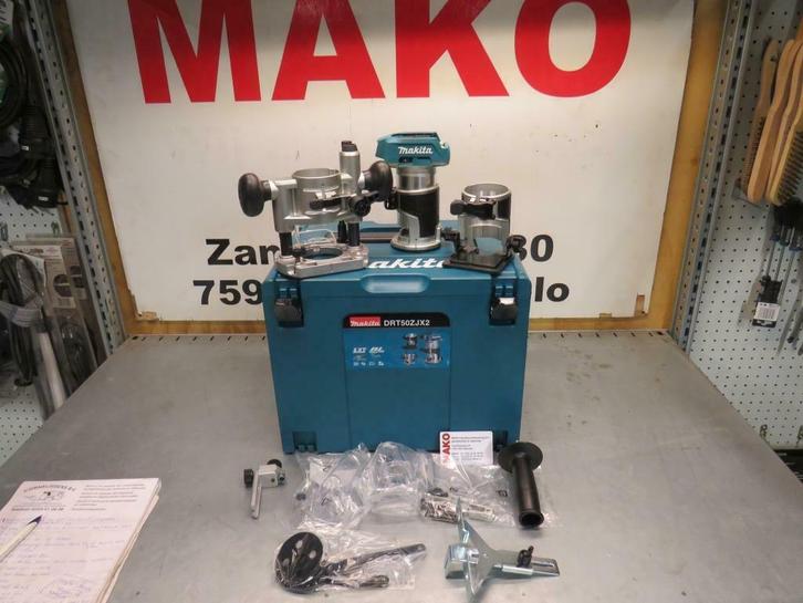 Makita DRT50ZJX2 18V Li-Ion accu boven-/kantenfrees trimmer, Doe-het-zelf en Verbouw, Gereedschap | Handgereedschap, Nieuw, Ophalen of Verzenden
