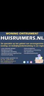 Huisruiming, ontspullen en kleine verhuizingen