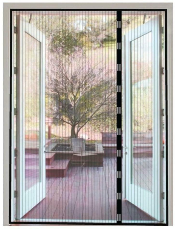 Magneet horgordijnen in alle soorten en maten, Doe-het-zelf en Verbouw, Deuren en Horren, Nieuw, Hordeur, Kunststof, Ophalen of Verzenden