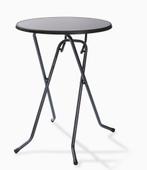 Statafel metaal met een 85 cm rond tafelblad - inklapbaar, 50 tot 100 cm, Rond, Nieuw, Tafelblad