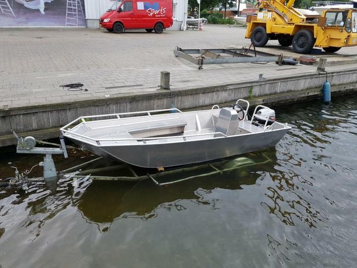 Nieuwe 4mm Aluminium Jon v-bodem 5.20/4.20 Consoleboot, Watersport en Boten, Vis- en Consoleboten, Nieuw, 50 tot 70 pk, 3 tot 6 meter