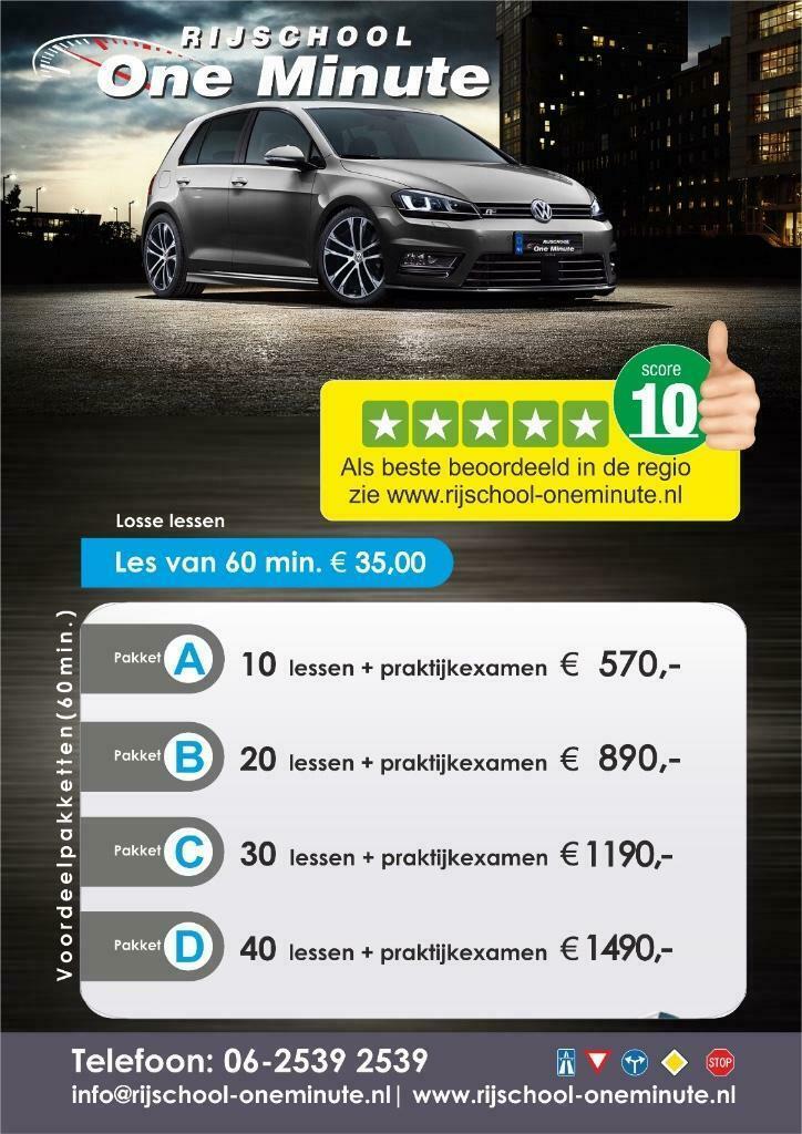 Rijschool One Minute, Diensten en Vakmensen, Rijscholen, Auto, Tractor